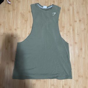 Gymshark Muscle Tank - Olive Green